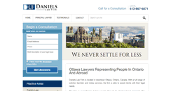 Desktop Screenshot of lawyerinottawa.com