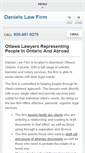 Mobile Screenshot of lawyerinottawa.com